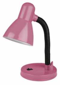 Светильник настольный Uniel TLI-226 60W Е27 металл/пластик красный/розовый