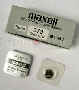 Элемент питания Maxell 373/372 (SR68) SR916SW BL1