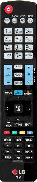 Пульт ДУ LG AKB73756559, LCDTV