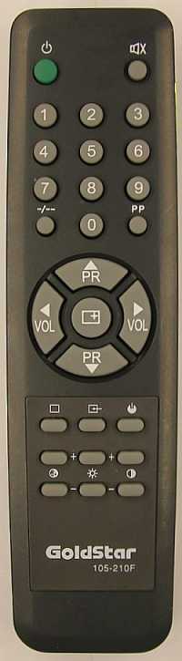 Пульт ДУ Supra 105-209F (GoldStar 105-210F)