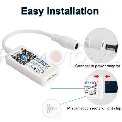 Контроллер для RGB лент Огонек OG-LDL32 LED 5-24V 4A