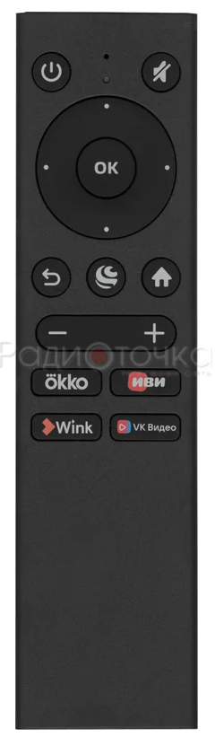 Пульт ДУ SBER RC151B2 (иви, vk видео) (Hyundai,BBK,Sber, STARWIND,DEXP,Prestigio), голос, оригинал